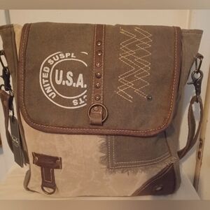 Myra foxtrot canvas houlder bag